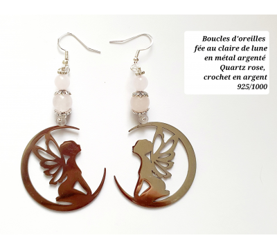 Boucles d'Oreilles Fée au...